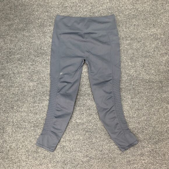 Fabletics Leggings Womens L Large Slate Cropped Stretch Pull On Athletic Stretch - Picture 5 of 8